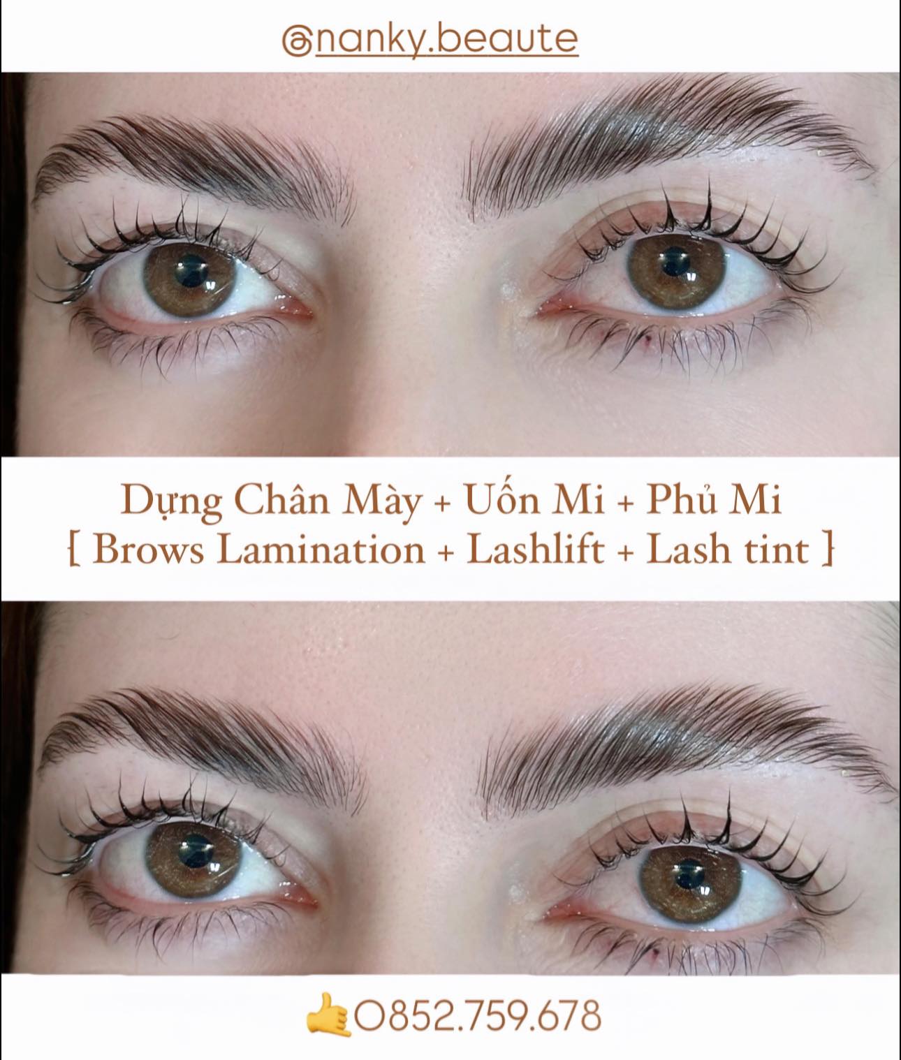 Tác phẩm nối mi mới tại Nanky Beauty Quận 2